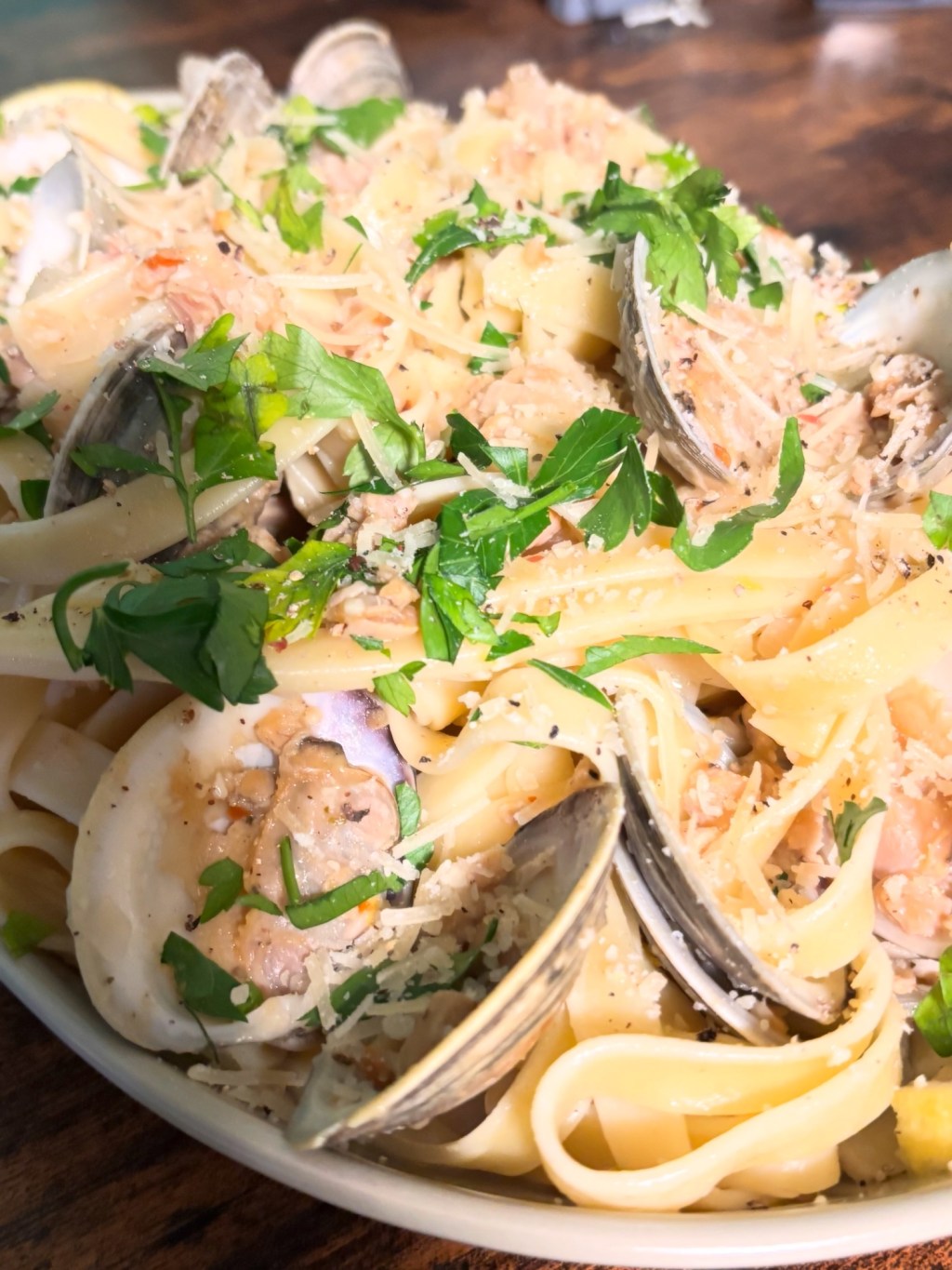 The Clam Pasta I Only Make Once a Year (Because Love is Greater Than Chewy Ocean&nbsp;Nuggets)